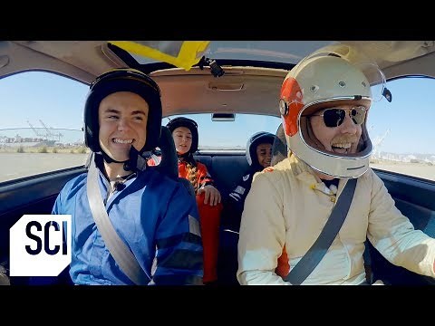 Driving With Four Duct Tape Tires | MythBusters Jr.