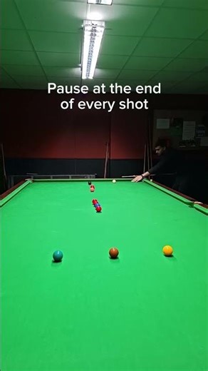 Pause at the end of every shot | Snooker tip