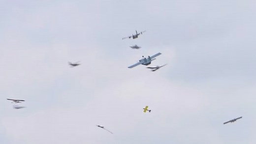 Watch Dozens of RC Planes Smash Together in an Aerial Demolition Derby