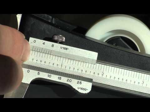 How to read Vernier Callipers [IMPERIAL]