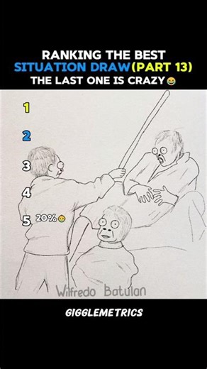 Ranking Funniest Drawings Part 13 The Last One is CRAZY 🤣 #shorts #drawing