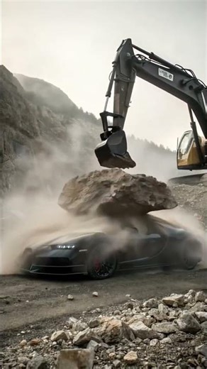 Black Bugatti chiron crash test 😱😱🔥 #bugattichiron #crashtest #carcrash #shorts