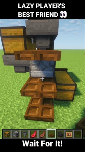 Auto Food Furnace in Minecraft 🔥 #minecraft #shorts