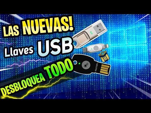 Las NUEVAS!⚡Llaves USB Biometricas 2021 / DESBLOQUEA y Protege CUENTAS! RAPIDO