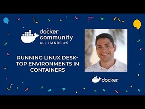 Running Linux desktop environments in containers