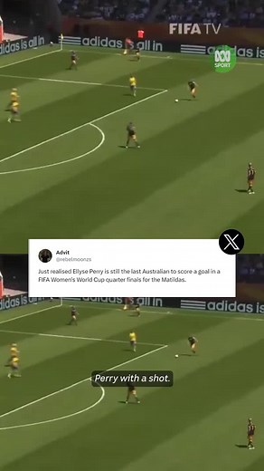 Ellyse Perry is still the last Matildas player to score a goal in a FIFA Women's World Cup quarterfinal. Here, the dual international explains what it was like to watch her former teammates thrive at the 2023 tournament. Listen to the Australian women's cricket team face the West Indies this Sunday on the ABC listen app. Read more: ab.co/46bSMio | ABC Sport