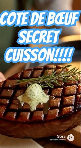 Cote à l’os beurre à l’ail - cuisson parfaite!!!!!