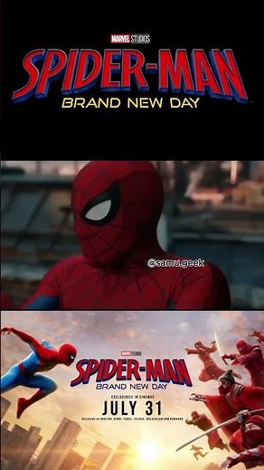 nuevo tv spot de Spider-man Brand New Day con imágenes nuevas