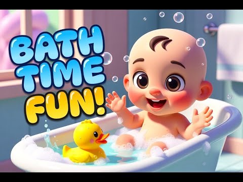 Bath Time Song 🛁 | Bubble Bath Fun for Kids | Toddler Bath Song | toddler bath song,