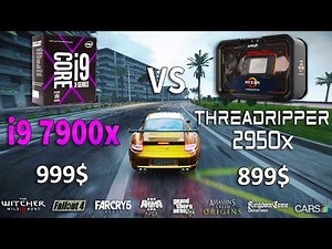 Threadripper 2950x vs i9 7900x Test in 8 Games