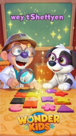 “Circle with circle, square with square. Match the shapes if you dare!" #WonderKeyKids