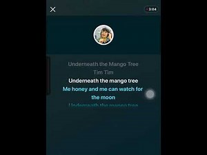 Underneath the mango tree