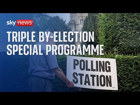 Watch Sky News Triple By-election special programme live