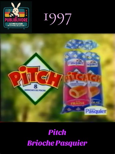 Publicité de 1997 pour les brioches Pitch de Brioche Pasquier. #Fyp #Années90 #1997 #Pitch #Pub
