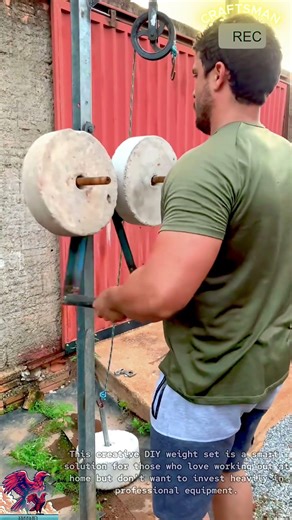 Creative DIY Weight Set for Home Gym Workouts #shorts #viral #tools #creative #technology