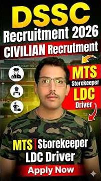 Defence Services Staff College Recruitment 2026 ! DSSC Vacancy 2026 #dssc