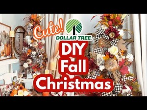 6 DIY DOLLAR TREE CUTE FALL & CHRISTMAS 2021 DECOR CRAFTS~🍁🌲Olivia's Romantic Home DIY