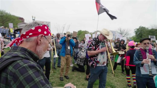 The Hands-Off rally, Washington DC