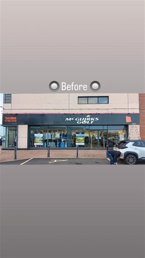 New shop front signage for McGuirks Golf (Letterkenny Store). Featuring bold 3D letters & folded panels — all designed, manufactured & installed by the team @thesignplace !✨  074 9368122  design@thesignplace.ie | The Sign Place | Facebook