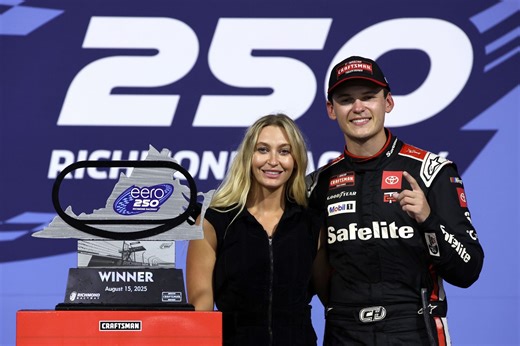 Photo: NASCAR driver Taylor Reimer poses in black bikini with boyfriend Corey Heim amid Bahamas getaway