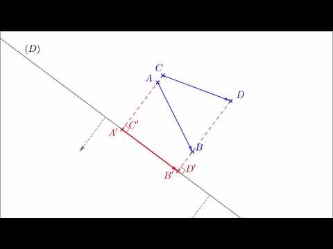 2nde & 1ère - Déterminer le projeté orthogonal