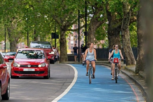 Cycle lanes have slowed London bus journeys, says transport minister