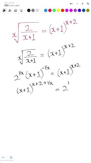 x√(2/(x+1)) = (x+1)^(x+2) | Insane Exponential Equation | Olympiad Algebra Explained