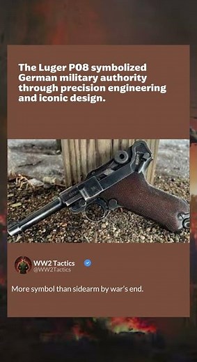 Luger P08 | Iconic German Pistol of WWII | WW2 Tactics