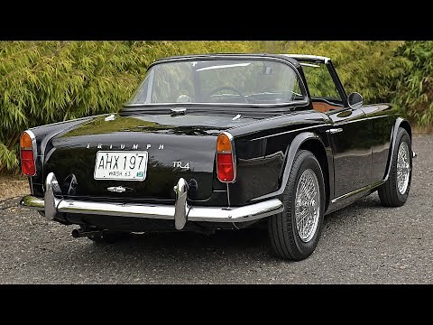 1964 Triumph TR4 - Cold start & Test drive