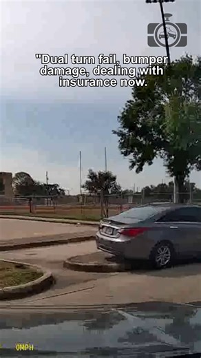 "Dual turn fail, bumper damage, dealing with insurance now." | Dashcam Lessons