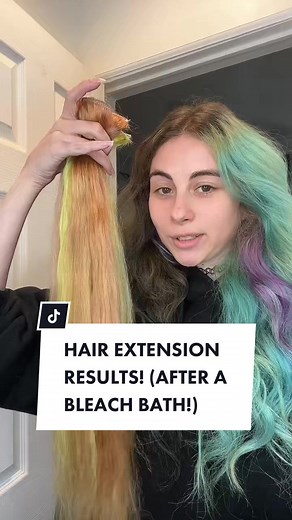 Bleach Bath Hair Extensions: Before & After Results