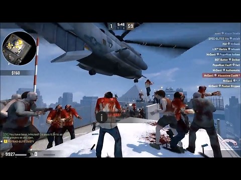 CS GO - Zombie Mod - ze_atix_panic_v1 - GFL