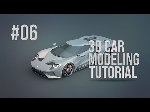 3D Car Modeling Tutorial - Ford GT pt.6