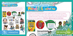 Preparing for Change: Mindful Activities