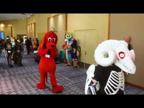 [4k] FurTheMore 2022 Fursuit Parade | 4k Fursuit Furry Convention Footage | FurMore Fur the More 9