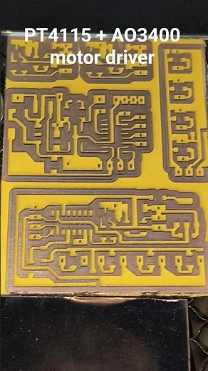 PT4115 driver + AO3400 based dc motor controller #ch32v003 #ao3400 #arduino