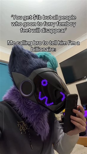 Nightphin on Instagram: "I know what kind of man you are bro.. #furry #fursuit #protogen #furryfandom #fursona"