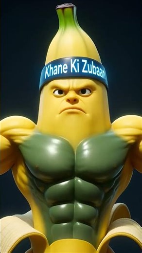🍌 Kela (Banana) Khane Ke Asli Fayde! 💪 Gym & Instant Energy | #khanekizuban #shortsfeed