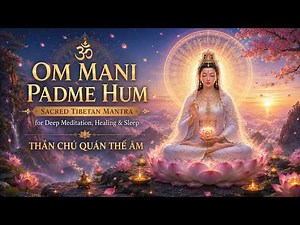 Oṃ Maṇi Padme Hum | Sacred Tibetan Mantra for Deep Meditation, Healing & Sleep