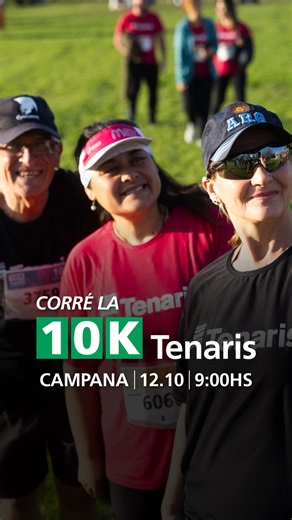 Tenaris Argentina  on Instagram: "‍♀️ ¡La 10K Tenaris está cada vez más cerca! ¿Ya te anotaste? ✨ 3K Recreativo, ideal para quienes buscan disfrutar de la experiencia a su propio ritmo.  10K Competitivo, para quienes quieren ponerse a prueba y alcanzar nuevos objetivos. ¡Te esperamos este 12 de octubre! Preparados, listos, ¡a correr! #10KTenaris #TenarisArgentina"