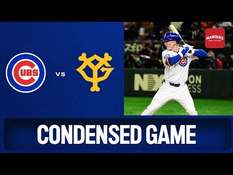 Condensed game highlights: Cubs' bats wake up in MLB Tokyo Series exhibition win vs. Yomiuri Giants