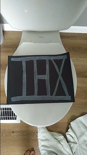 THX Logo In The Bathroom