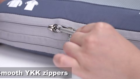 ECOHUB 5 Set Compression Packing Cubes for Suitcases Organiser Bags Set Travel Essentials with Shoe Bag for Traveling Tear-resistant Travel Accessories with ID Tag Expandable Packing Bags(Beige)