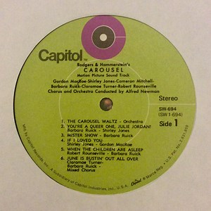 Rodgers & Hammerstein - Carousel (From The Sound Track Of The Motion Picture)