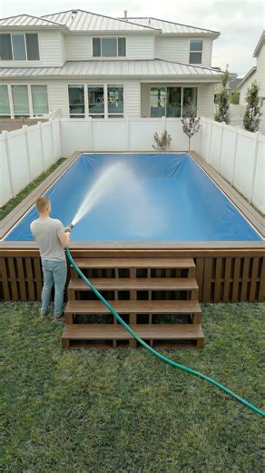 Can You Really Build a Pool With Pallets - Watch this😳