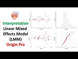 Interpretation of Linear Mixed Effects Model (LMM) Results in OriginPro | Data Analysis Guide