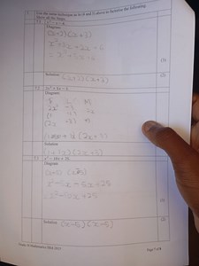 Grade 10 Mathematics SBA 2025Page 7 of 8... | Filo