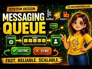 Messaging Queue Explained | Kafka vs RabbitMQ | System Design