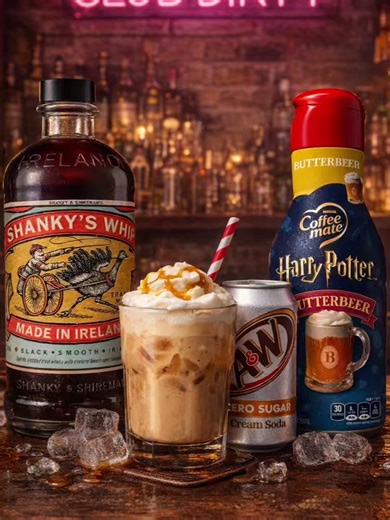 Delicious Butterbeer-Inspired Zero Sugar Cocktail