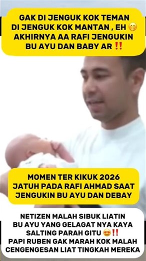 RADFI AHMAD JENGUK ANAK BU AYU DAN PAPI RUBEN #new #rubenonsu #ayutingting
